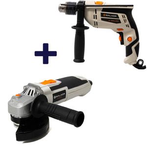 Combo Amoladora 115 Mm + Taladro Percutor 13 Mm