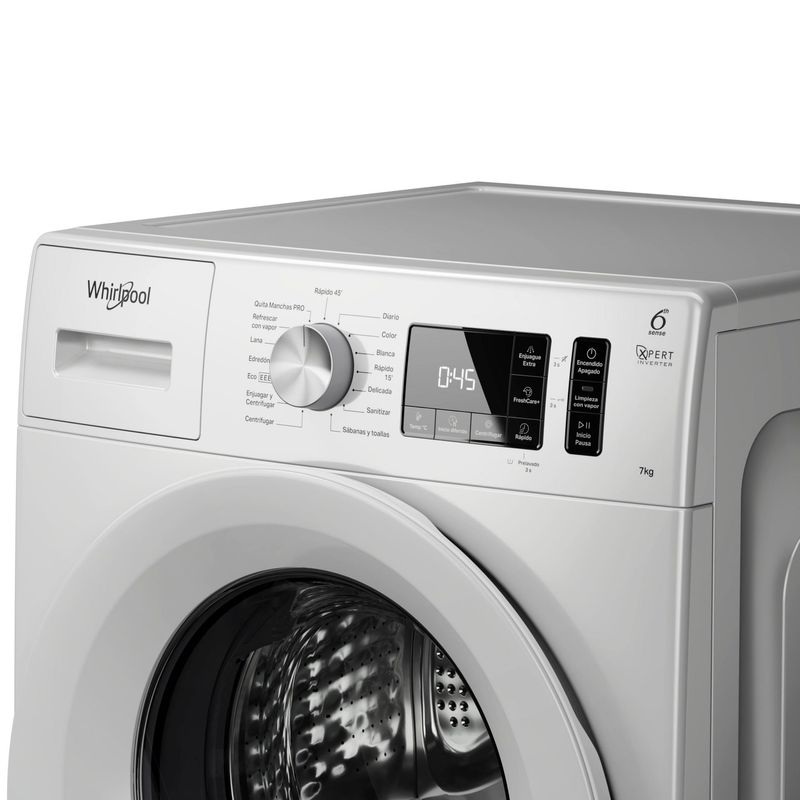Lavarropas Carga Frontal Inverter Whirlpool 7KG 1200RPM WNQ70AB