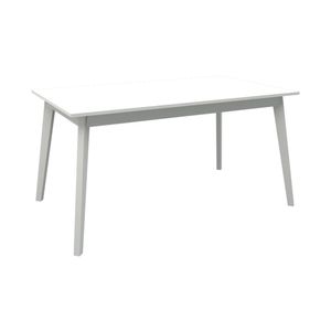 Mesa Artica 120 Blanca Pergamino Muebles