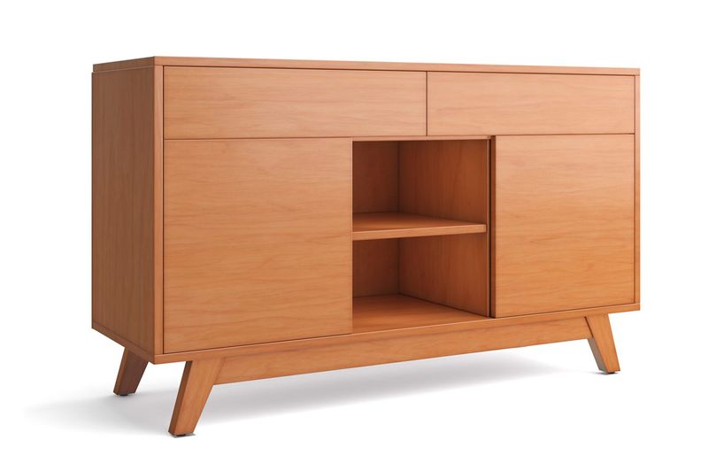 Vajillero-Regola-Roble-135-x-45-x-82-cm-Pergamino-Muebles