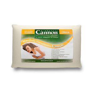 Almohada Visco Clasica Cannon 62 x 40 x 12 cm