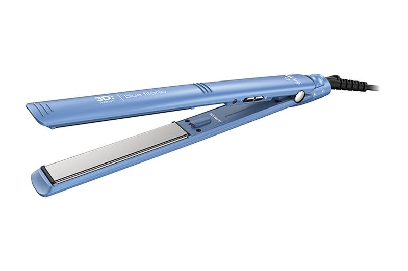 Plancha-Pelo-GA.MA-Elegance-3D-Blue-Titanio