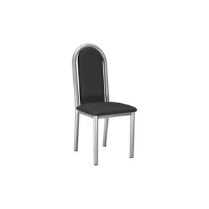 Silla Dakot Roma Tapizado Negro
