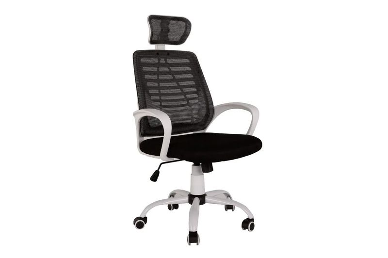 Silla-Ergonomica-c-Apoya-cabeza-One-Box-OB-SO8-Negra-Blanca
