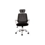 Silla-Ergonomica-c-Apoya-cabeza-One-Box-OB-SO8-Negra-Blanca