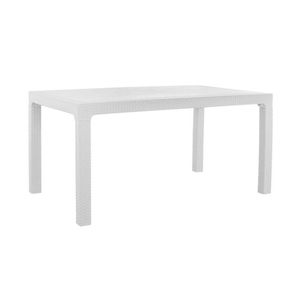 Mesa Ratan Norma Home 1,50 x 90 Blanca