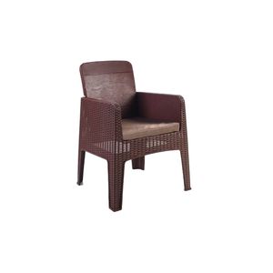 Sillon Milo Ratan c/Almohada Norma Home Capuchino