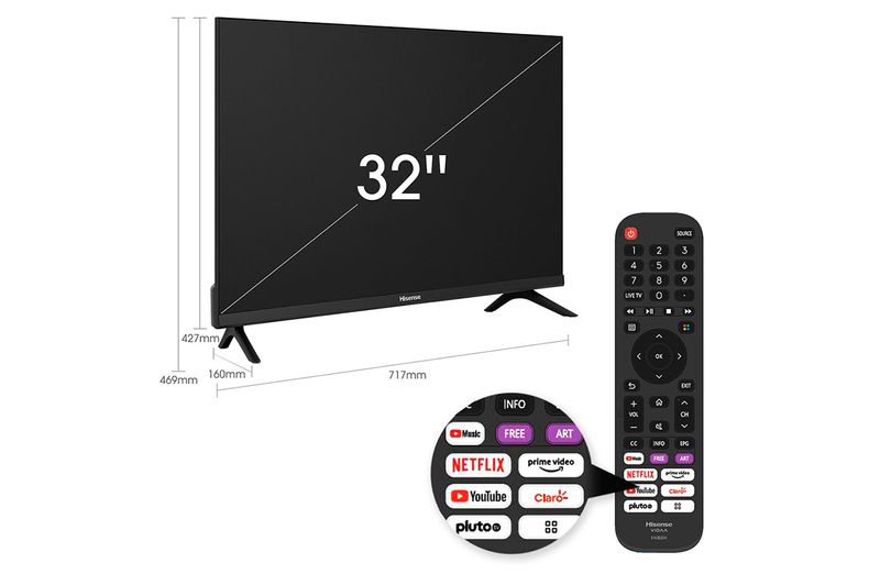 SmartTV32”FHDHisense32A42H