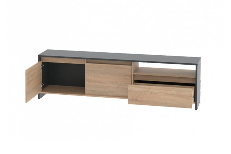 Rack-TV-Niza-RCN180-180m-Griglio-Roble-Dielfe