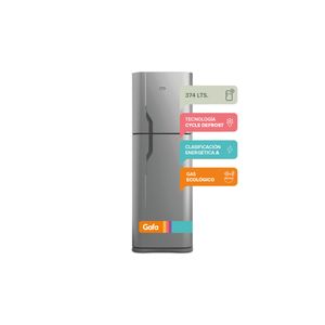 Heladera Ciclica Gafa HGF388AFP 374L Plata