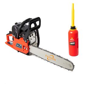 Combo Motosierra 52 Cc Espada 20 Cm + Bidón 2 Lt