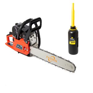 Combo Motosierra 52 Cc Espada 20 Cm + Bidón 2 Lt