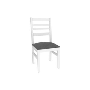 Silla Trani Blanca Tap. Gris Ceniza Pergamino Muebles