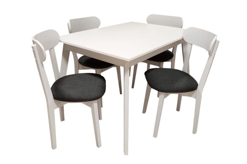 Combo-Mesa-Artica-120---4-Sillas-Genova-Blanca-Pergamino-Muebles