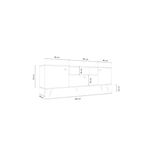Rack-TV-DL882-3-puertas-180m-Gris-Cubanita-Delos