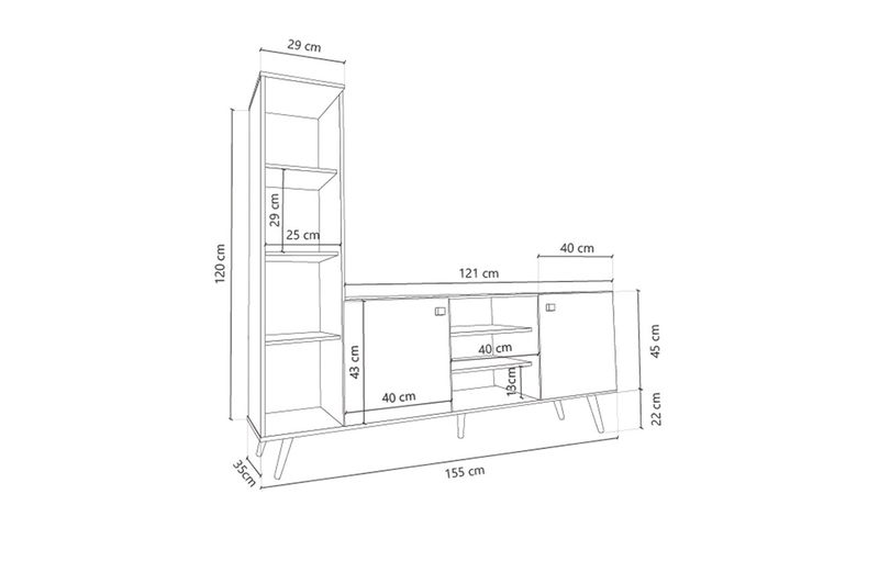 Rack-TV-Escandinavo-DL883-155m-Gris-Cubanita-Delos