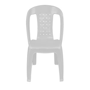 Silla Blanca Plástica Reforzada Apilable