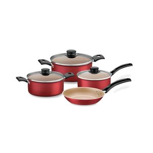 Bateria de Cocina Tramontina 7 Piezas Antiadherente 20298/676