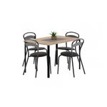 Combo-Mesa-Milano-120---4-Sillas-Milano-Negro-Dielfe