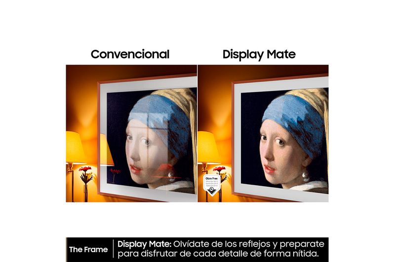 Smart-TV-65--QLED-UHD-4K-Samsung-The-Frame-Art-Mode-Nogal-QN65LS03BAGCZBM