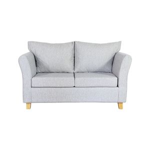 Sillón Trento 2 Cuerpos Chenille Jumper Gris Claro