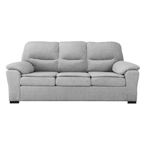 Sillón Nevada 3 Cuerpos de Chenille Zafiro Gris Claro