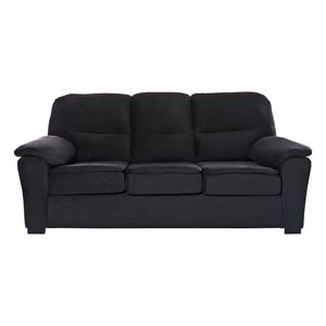 Sillón Nevada 3 Cuerpos de Pana Negro