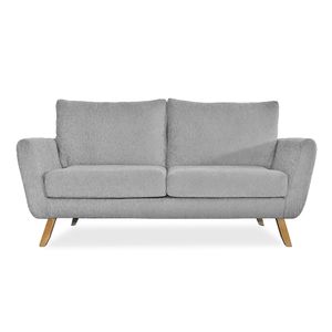 Sillón Odín 3 Cuerpos de Chenille Zafiro Gris Claro