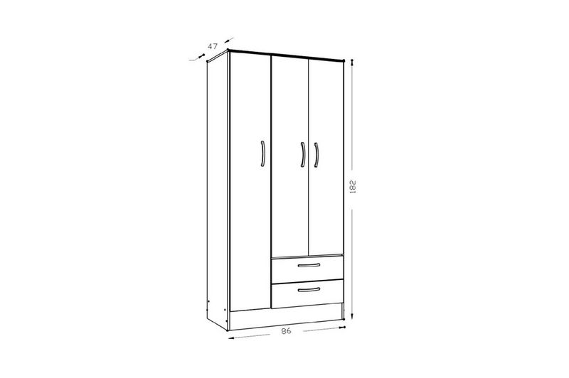 Placard-Tana-Eco-Nevada-3-Ptas-2-Cajones-Ricchezze