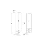 Placard-Tana-Eco-Nevada-6-Ptas-4-Cajones-Ricchezze