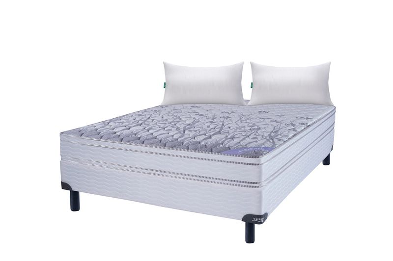 Sommier-y-Colchon-de-Espuma-2-plazas-Inducol-Pyxis-140x190---Almohadas