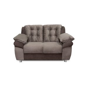Sofa Berlin 2 Cuerpos Marron Chocolate Bassett