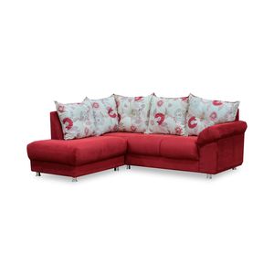 Sofa Esquinero Uruguay 3 Cuerpos Rojo Bassett