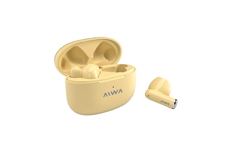 Auriculares-In-Ear-Inalambricos-Aiwa-ATA-506A-Amarillo-Pastel