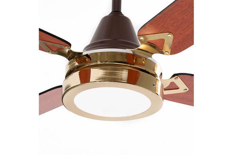 Ventilador-de-Techo-Severbon-c-Luz-Led-VTML420DC-Dorado-Cedro