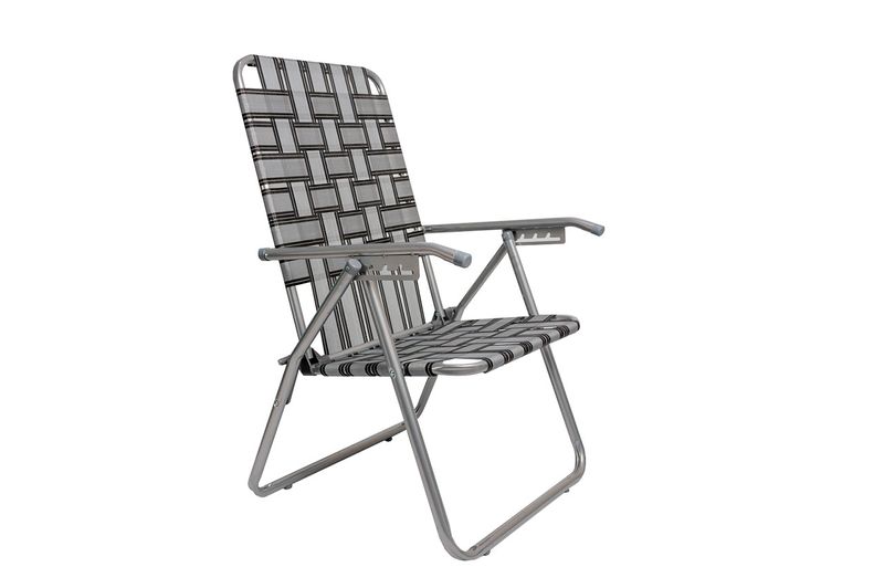 Reposera-Plegable-Descansar-c-cintas-5-Pos-20000-Gris-Negro