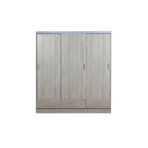 Placard Tana Plus Fresno Blanco 3 Ptas Corredizo Ricchezze