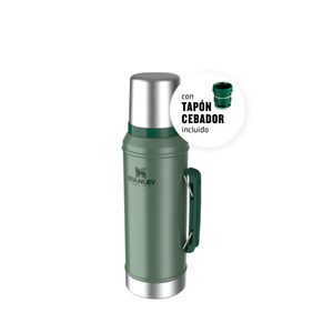 Termo Clasico 950 Ml Con Manija Y Tapon Cebador