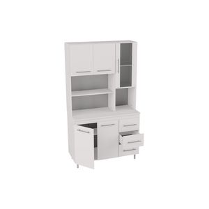 Kit Triple para cocina Orlandi 307 5 puertas y 3 cajones Blanco