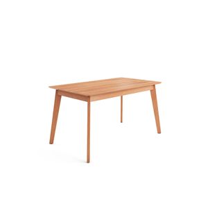 Mesa Hedda Roble 1,50mts Pergamino Muebles