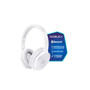 Auriculares Vincha Bluetooth Noblex HP350BTW Blanco