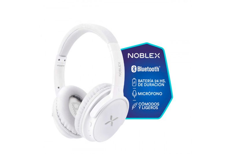 Auriculares-Bluetooth-Noblex-HP350BTW-Blanco-