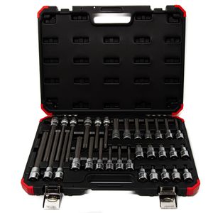 Juego De Tubos Punta Torx 32 Piezas