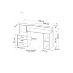 Escritorio-0ES107-3-Cajones-GuatambuGrafito-1.5M-Piro-Muebles