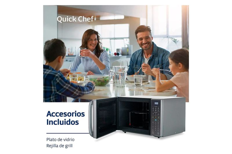 Horno-Microonda-Grill-BGH-28lts-Digital-B228DS20-Silver