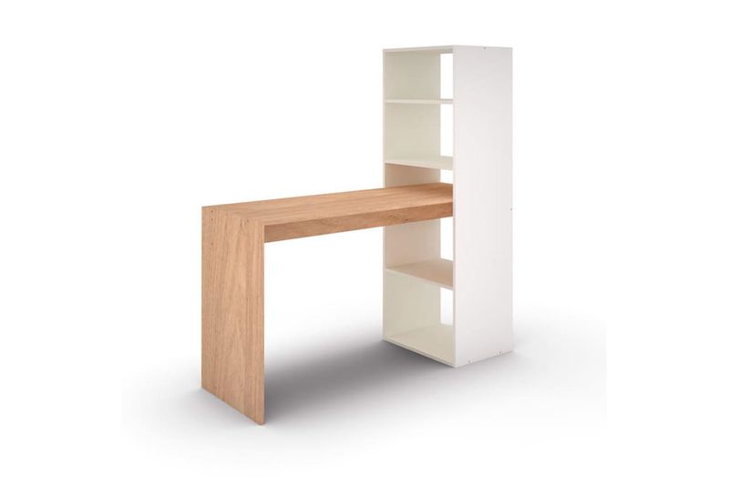 Escritorio-Moderno-con-Biblioteca-EMB120-BlancoRoble-Dielfe