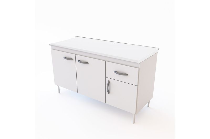 Bajo-Mesada-Alfa-DL604-con-3-Puertas-140m-Blanco-Delos
