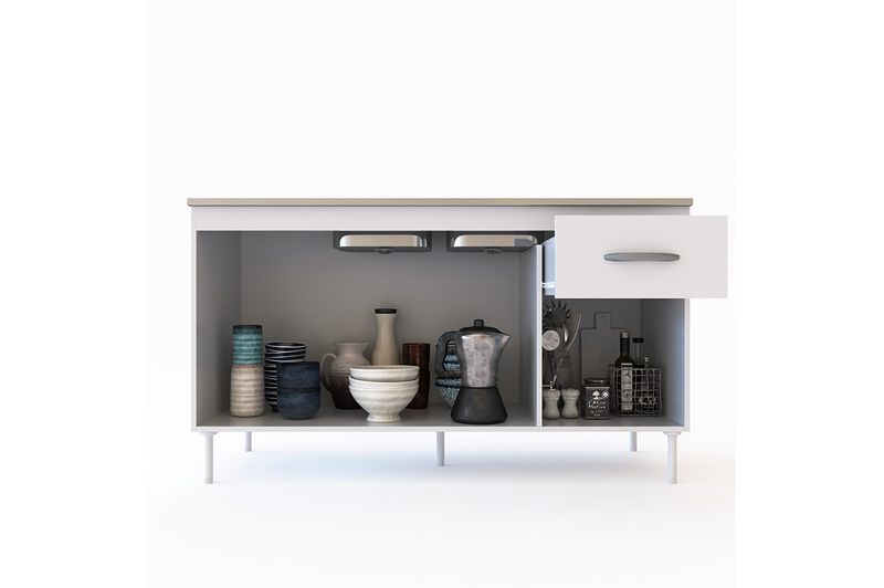 Bajo-Mesada-Alfa-DL604-con-3-Puertas-140m-Blanco-Delos