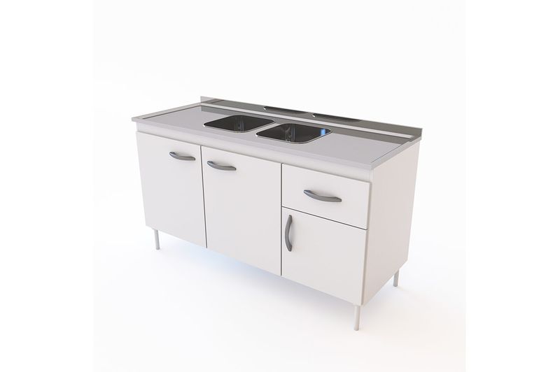 Bajo-Mesada-Alfa-DL604-con-3-Puertas-140m-Blanco-Delos