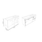 AlacenaDL624con3Puertas140mBlancoDelos